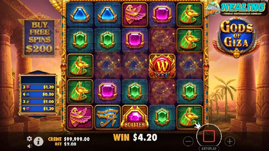 Gods of Giza: Simbol Kekuatan Para Firaun Kini Ada di Layarmu!