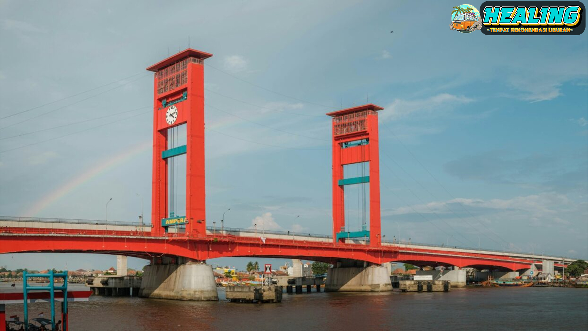 Menakjubkan! Keindahan Ampera Bridge di Palembang!