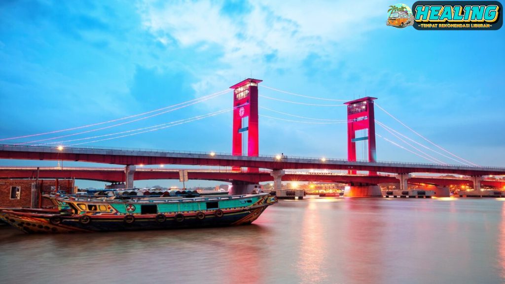 Menakjubkan! Keindahan Ampera Bridge di Palembang!