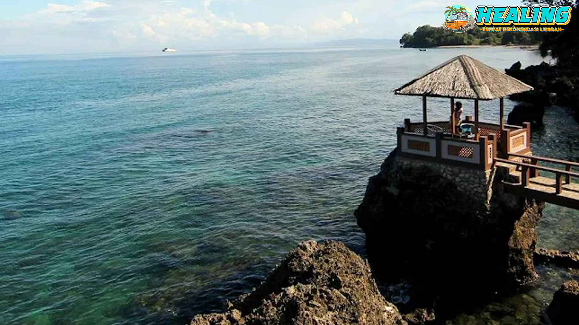 Anoi Itam Beach Panorama dalam 2 Pasir Hitam Aceh