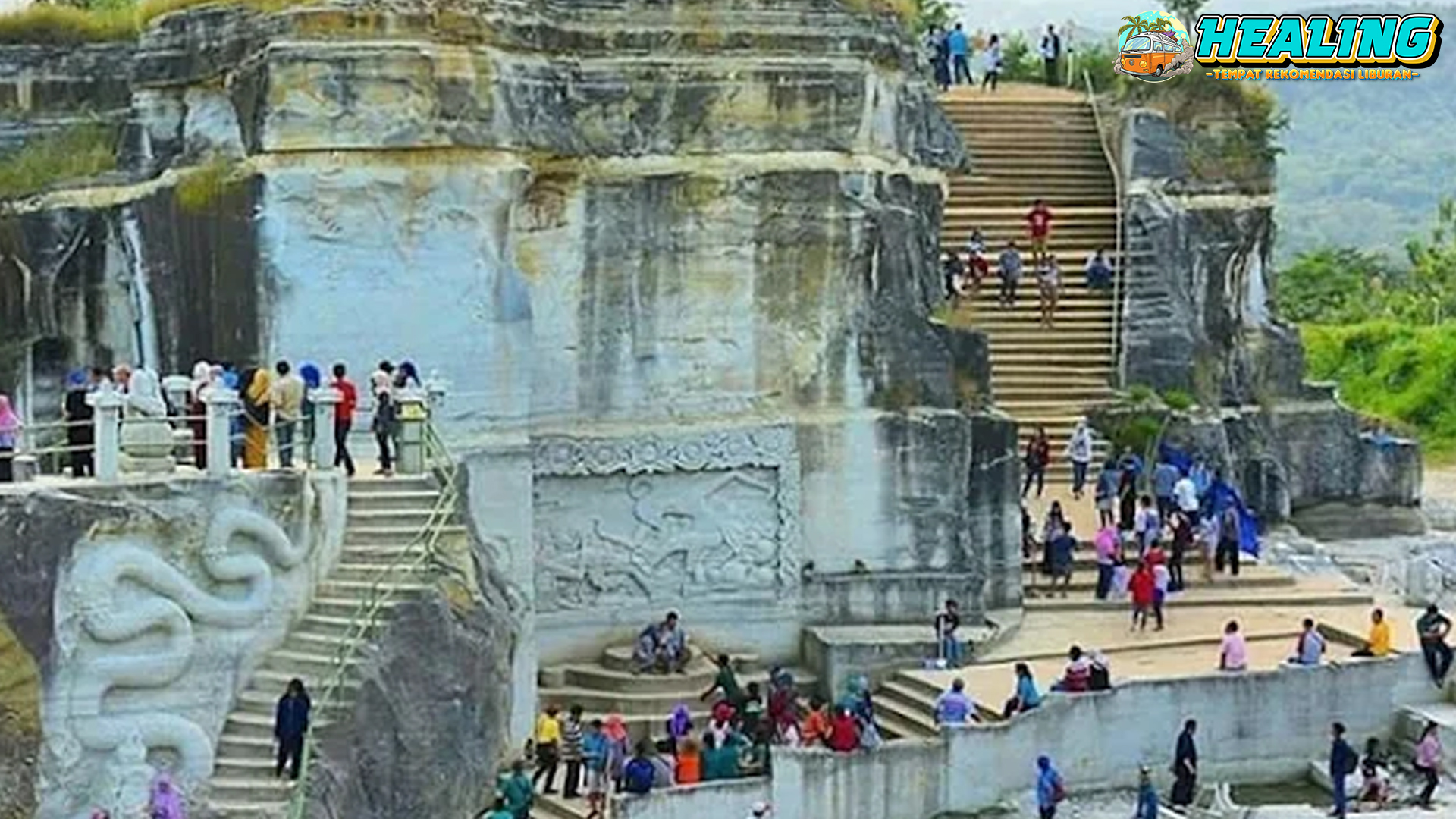 Tebing Breksi Cantik Keindahan 1 Kapur Yogyakarta