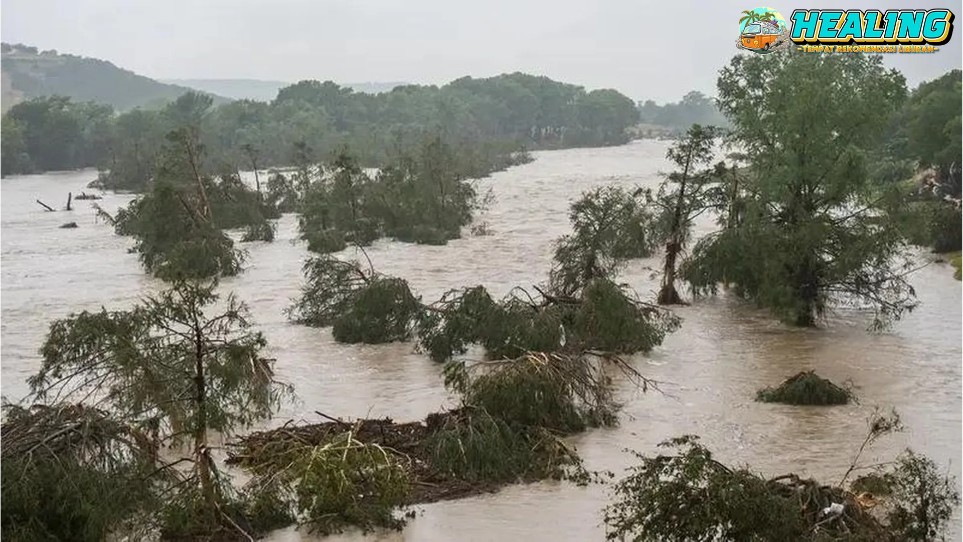 Texas Baru Saja Banjir 1000 Warga Dievakuasi