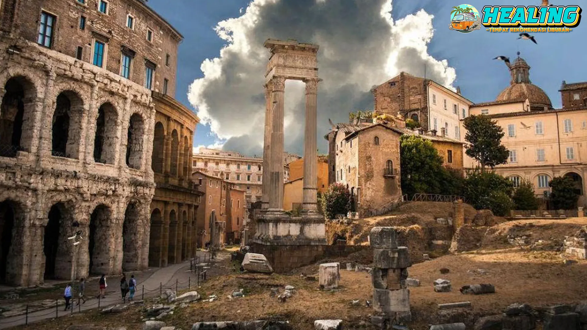 Teater Marcellus, Tempat Drama Kuno Jadi Ikon