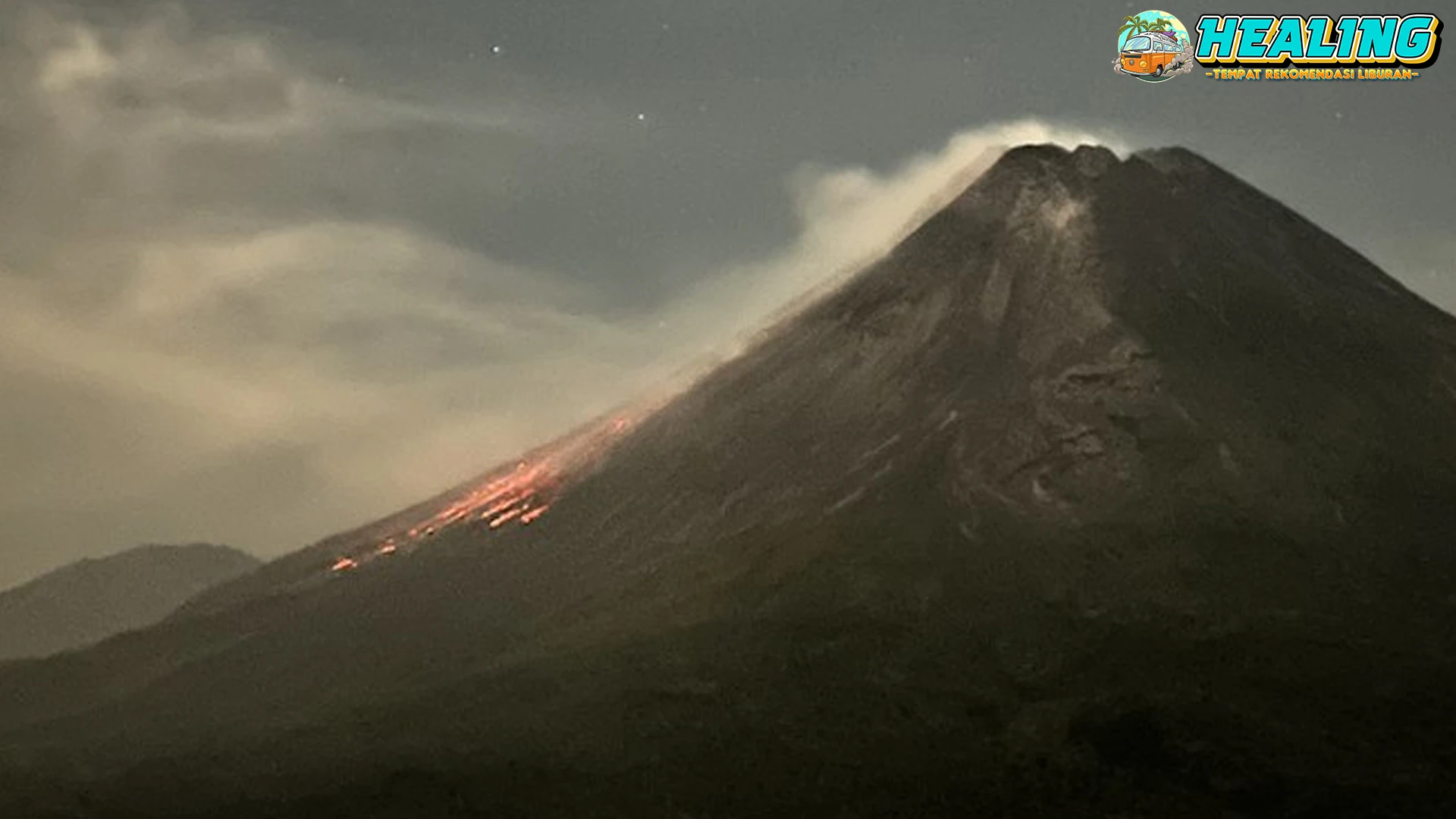 Bukit Turgo + Lava Merapi Malam Hari = View Baru 52