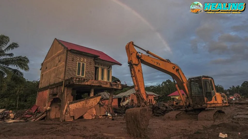 Banjir Bandang Terjang Agam! 2 Rumah Rusak!