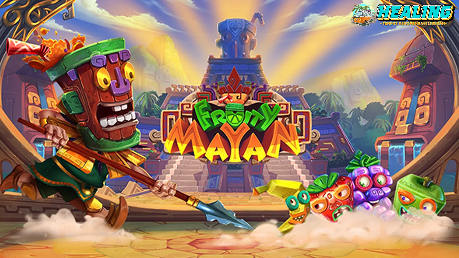 Fruity Mayan Game Match-3 Gerakan Terbatas