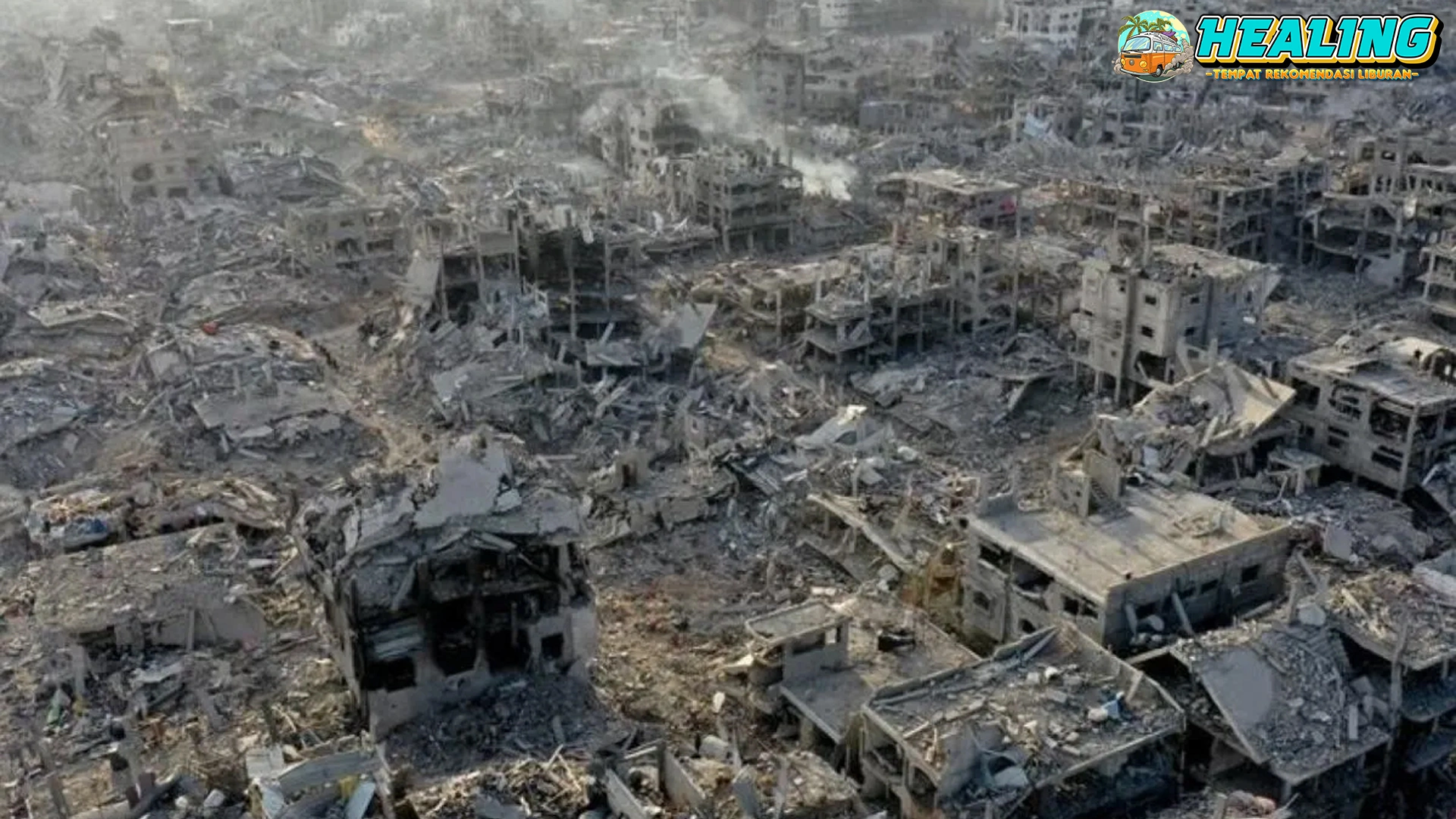 Mengerikan! Gaza Dikelilingi 30 Ton Puing per Jiwa!