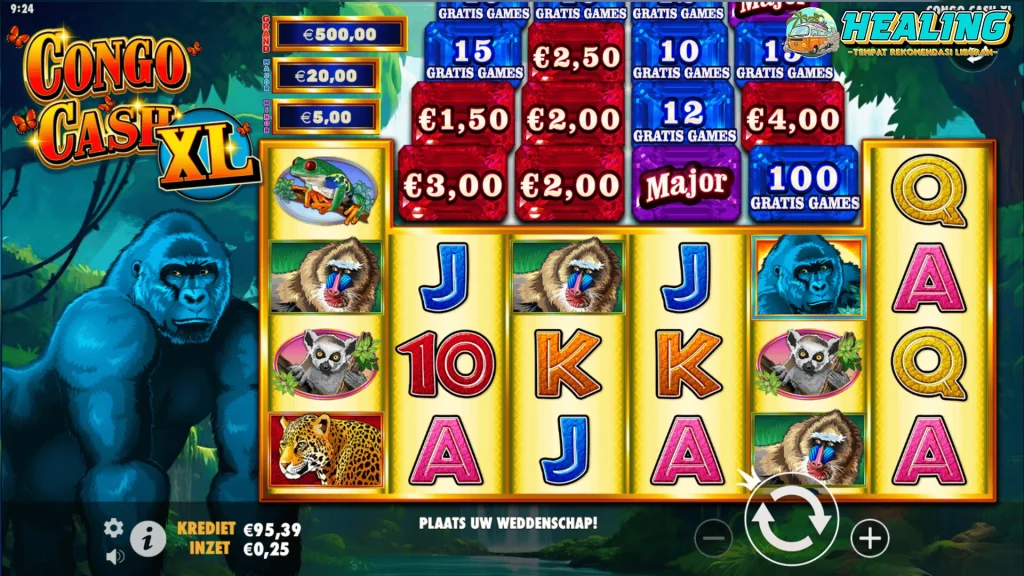 Grafika Congo Cash XL Cerdas 3x Betah Main Lama